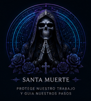 Mi Santa Muerte, protege nuestro trabajo y guÃ­a nuestros pasos
